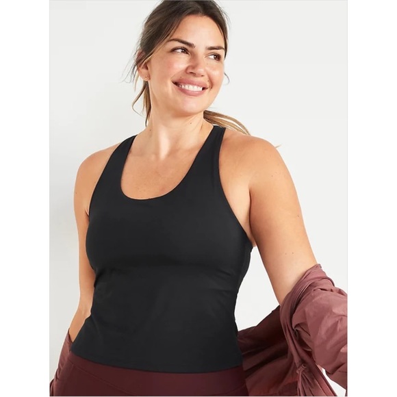 NWT Old Navy PowerSoft Cropped Shelf-Bra Tank Top - Picture 7 of 8
